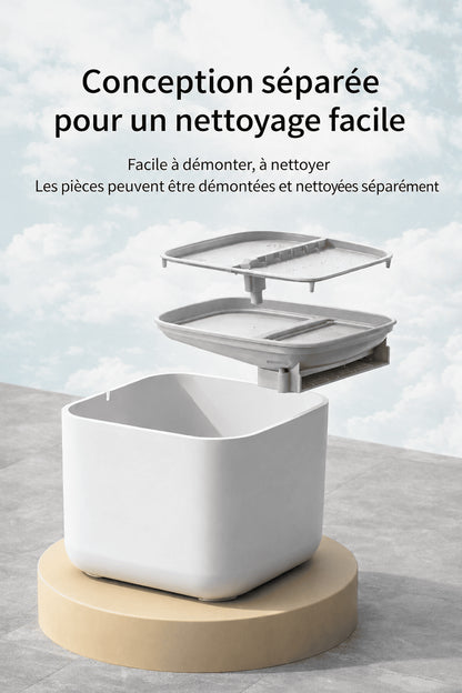 Fontaine à eau pour chat  |  3L silencieuse 30dB, pompe USB