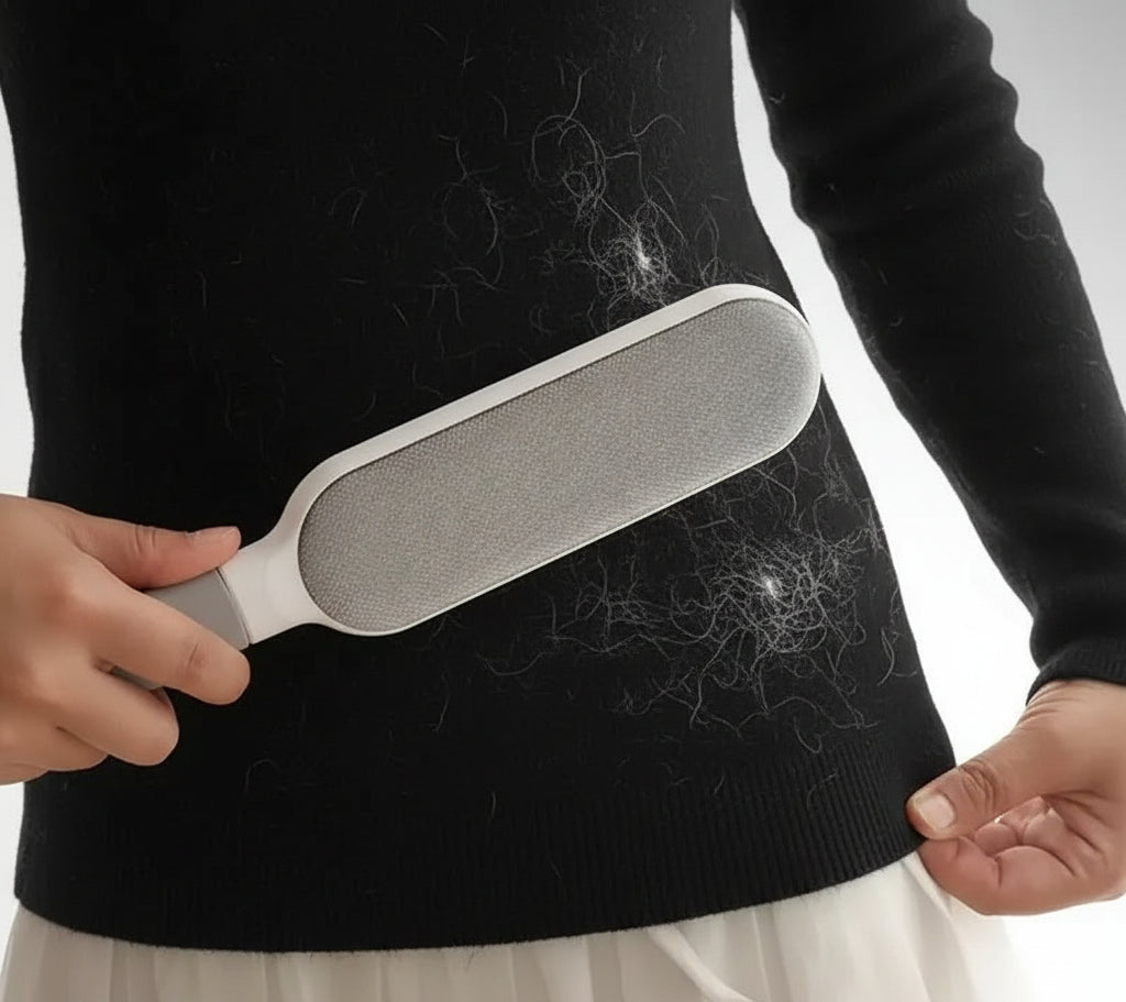 Brosse Anti-Poils Réutilisable — Canapé, Vêtements, Voiture & Tapis